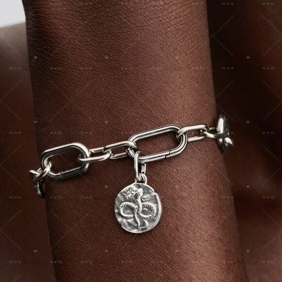Pandora Infinity Snake Medallion Charm|Pendant - Picture 2 of 2